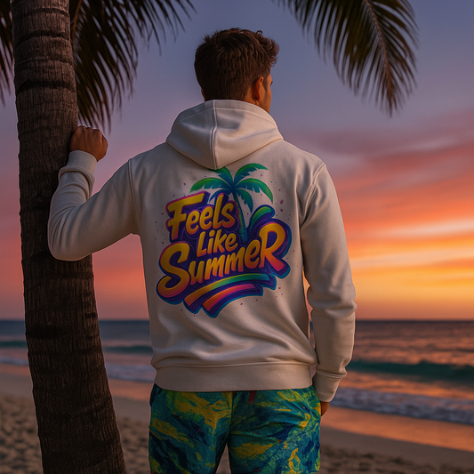 Feels like Summer - Organic Fashion Hoodie Boys