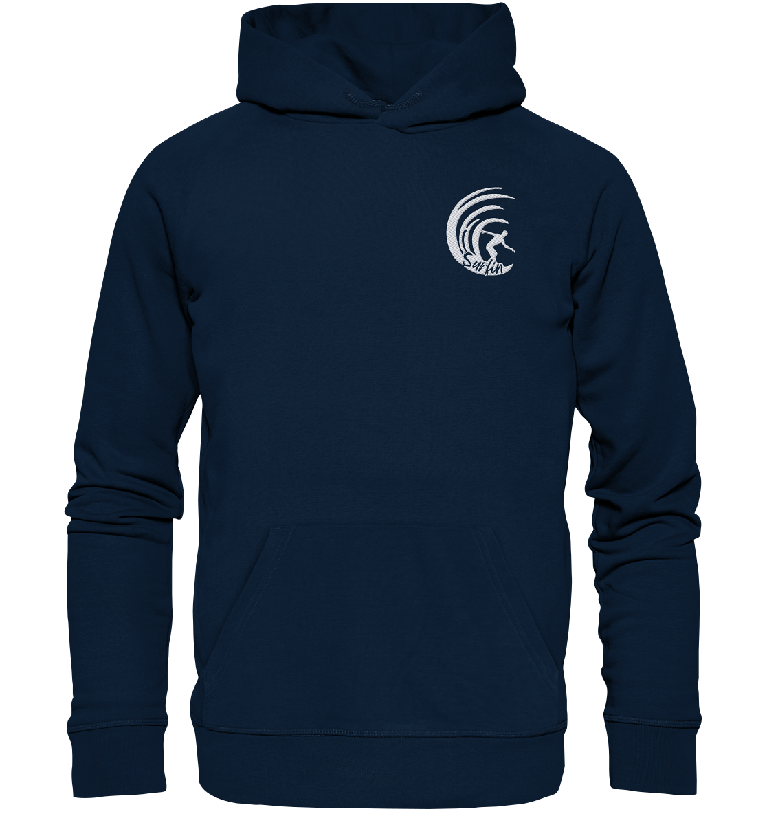 Sunset Surfer • Organic Hoodie • Stick
